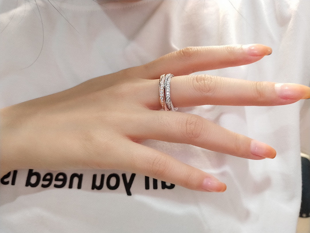 [Eterna Jewels]SPIRAL DIAMOND RING