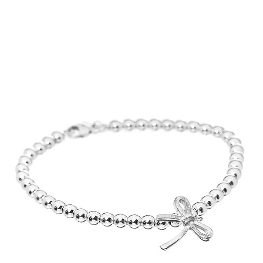 [Eterna Jewels]STERLING SILVER BOW BEAD BRACELET