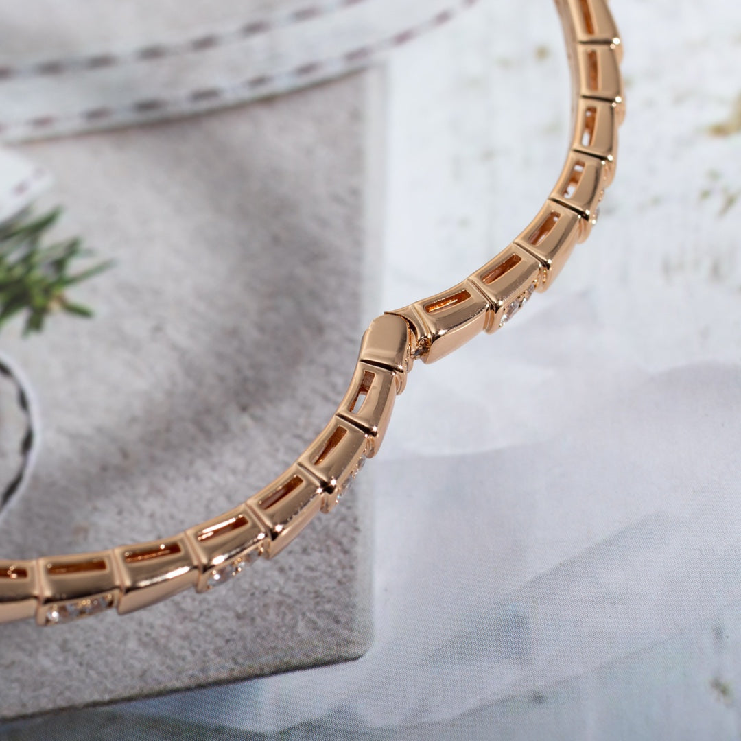 [Eterna Jewels]SERPENTI BRACELET PINK GOLD DIAMOND