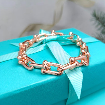 [Eterna Jewels]HARDWEAR BRACELET PINK GOLD AND SILVER