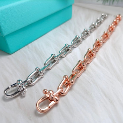 [Eterna Jewels]HARDWEAR BRACELET PINK GOLD AND SILVER