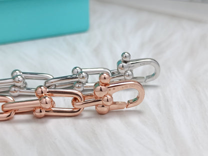 [Eterna Jewels]HARDWEAR BRACELET PINK GOLD AND SILVER