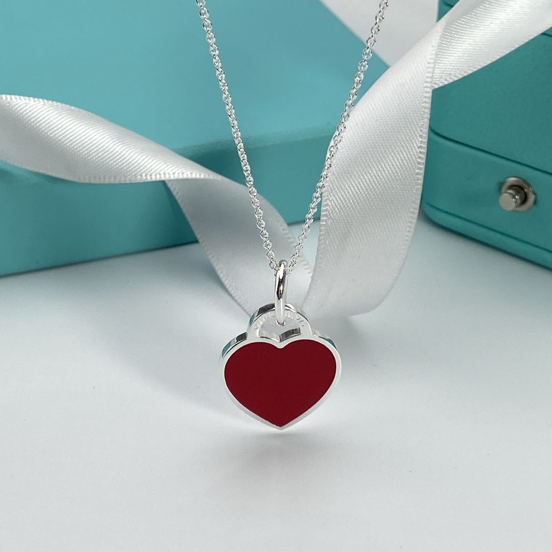 [Eterna Jewels]HEART PEDANT SILVER NECKLACE