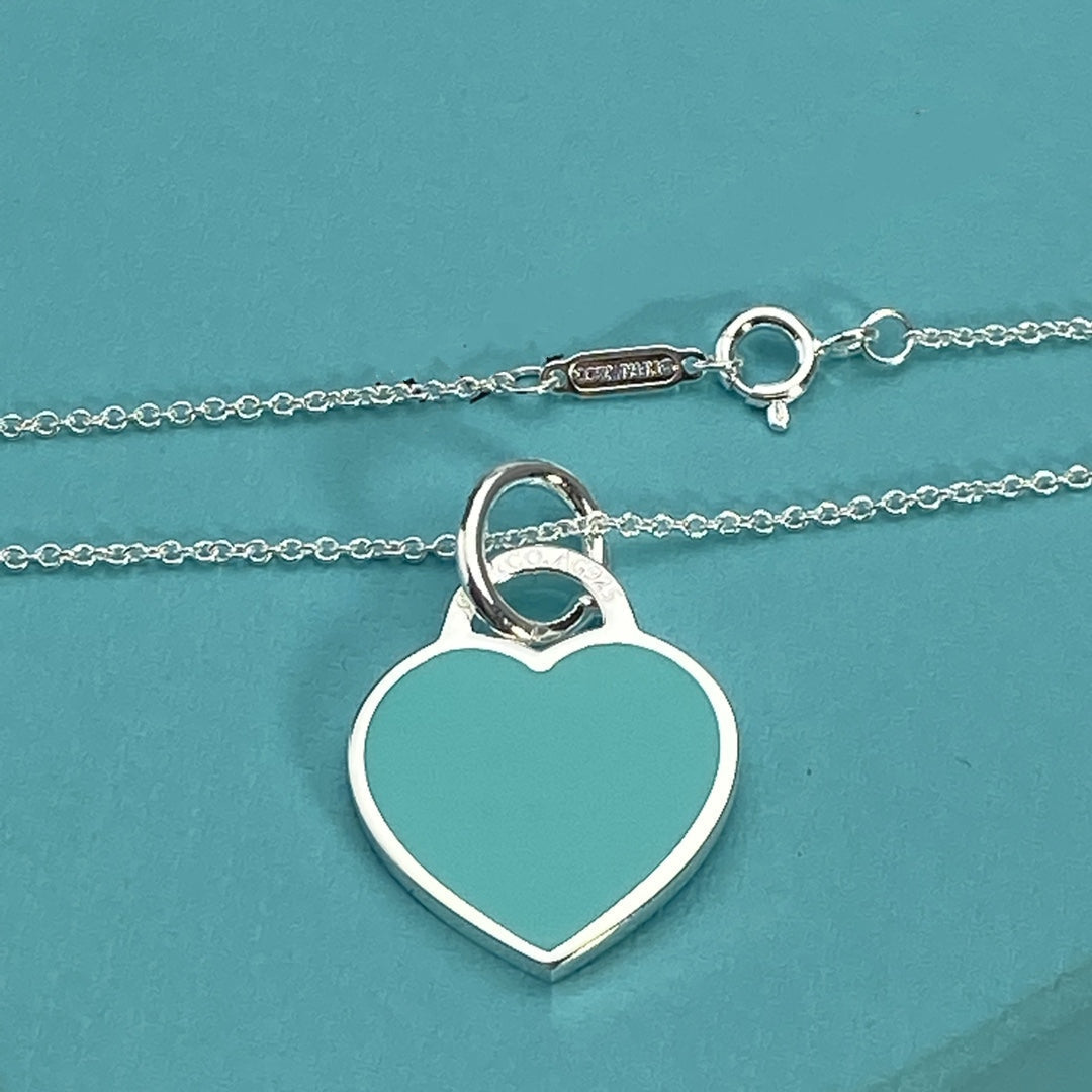 [Eterna Jewels]HEART PEDANT SILVER NECKLACE