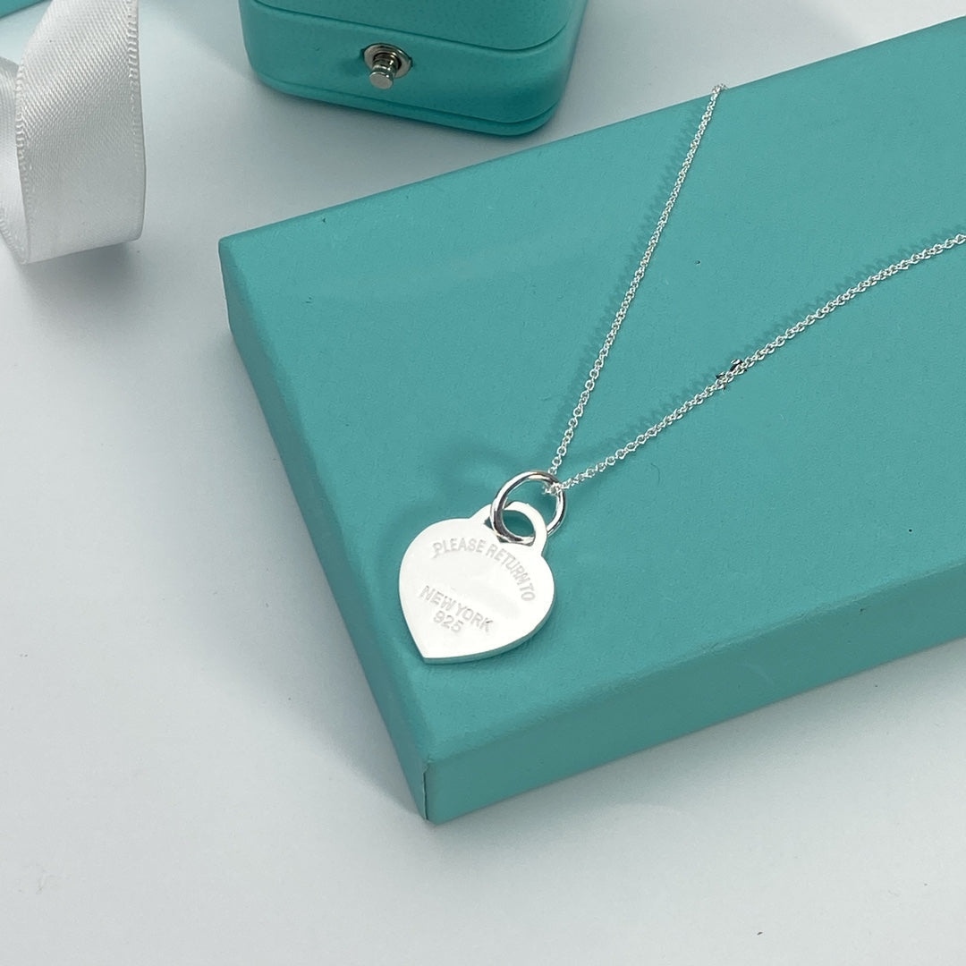 [Eterna Jewels]HEART PEDANT SILVER NECKLACE