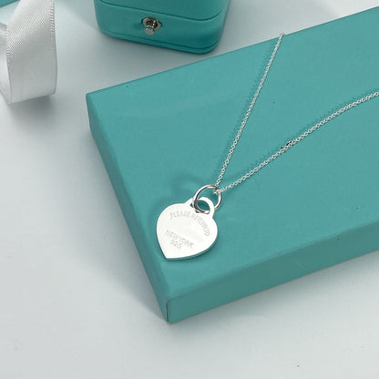 [Eterna Jewels]HEART PEDANT SILVER NECKLACE