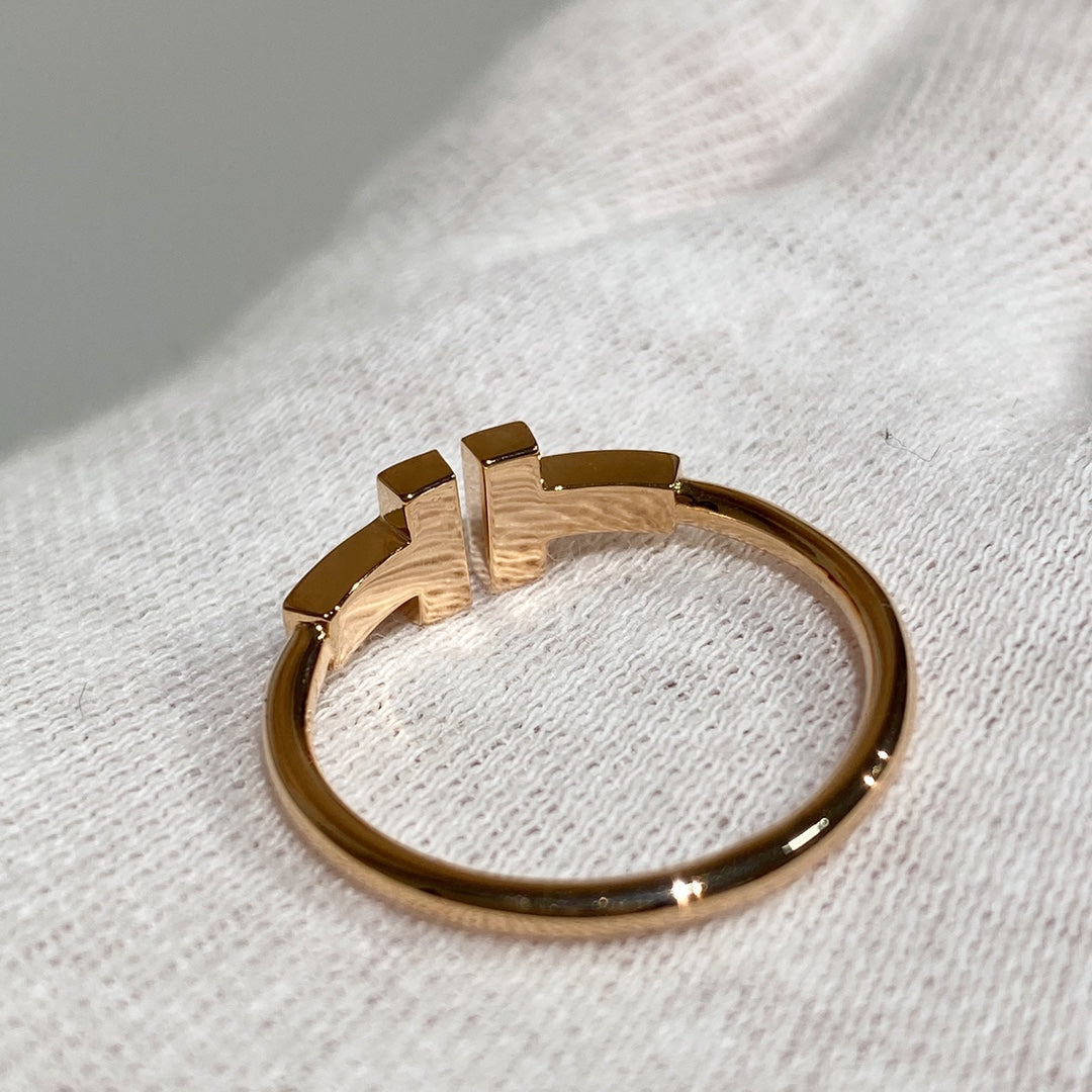 [Eterna Jewels] WIRE RING DIAMOND PINK GOLD