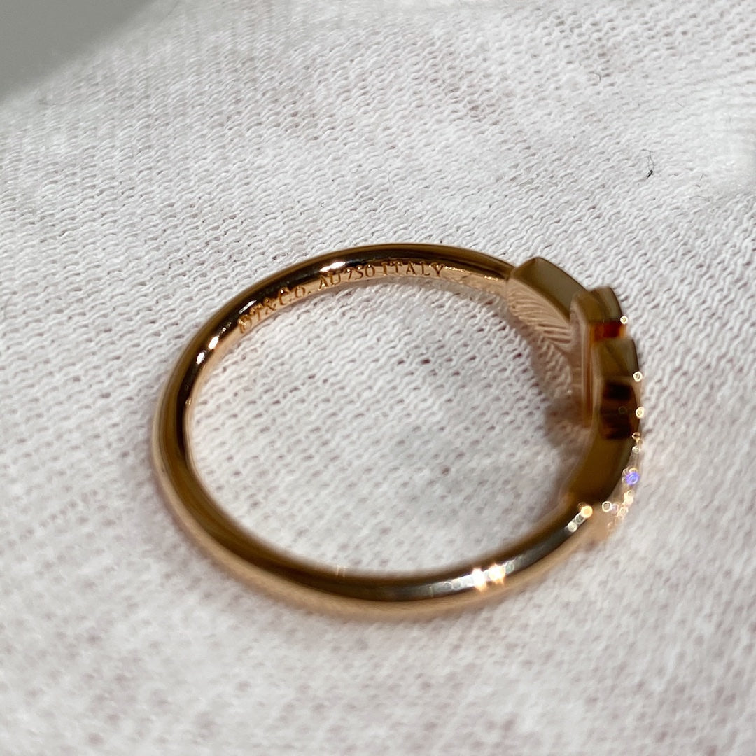 [Eterna Jewels] WIRE RING DIAMOND PINK GOLD