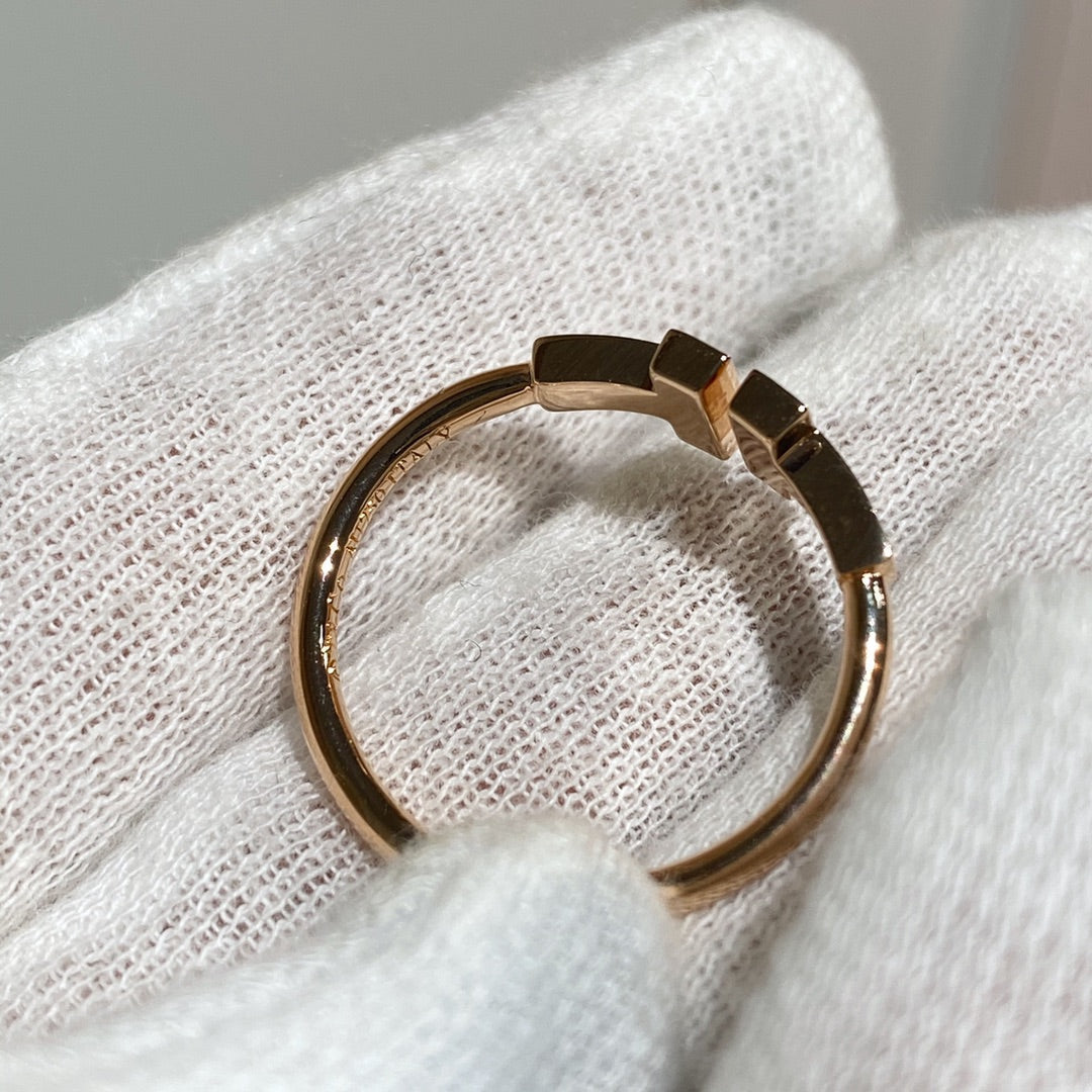 [Eterna Jewels] WIRE RING DIAMOND PINK GOLD