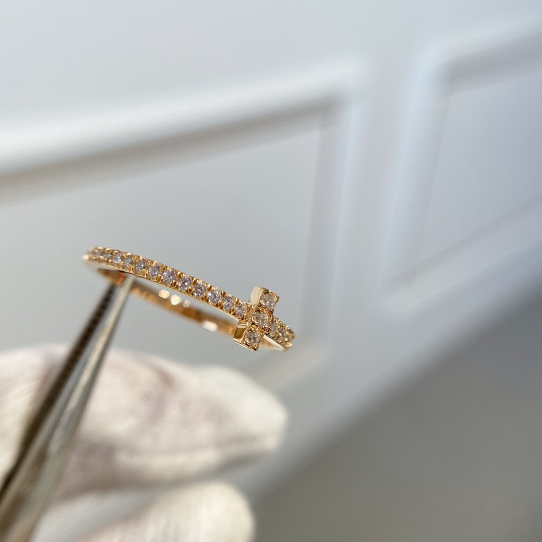 [Eterna Jewels]T RING DIAMOND PINK GOLD