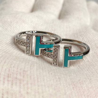 [Eterna Jewels] WIRE TURQUOISE DIAMOND RING SILVER