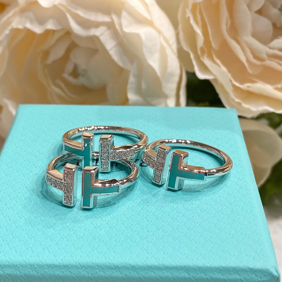 [Eterna Jewels] WIRE TURQUOISE DIAMOND RING SILVER