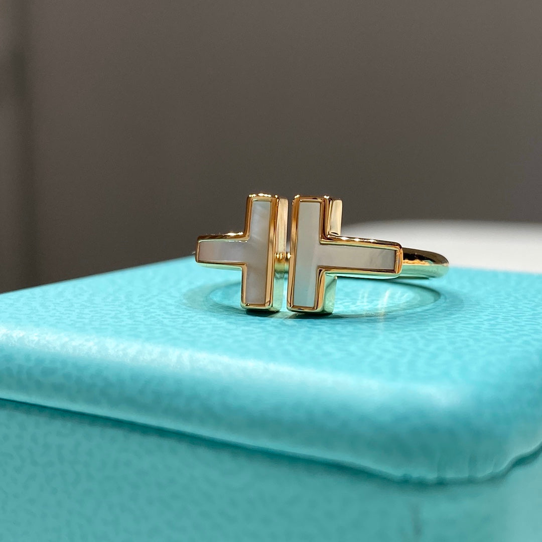 [Eterna Jewels] WIRE MOP RING PINK GOLD