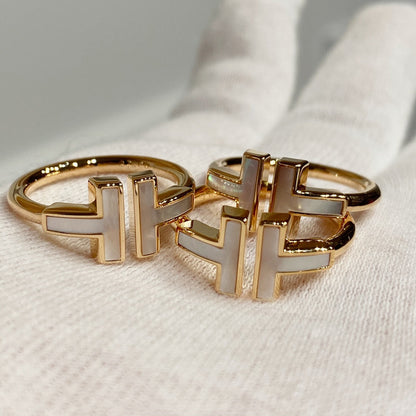 [Eterna Jewels] WIRE MOP RING PINK GOLD