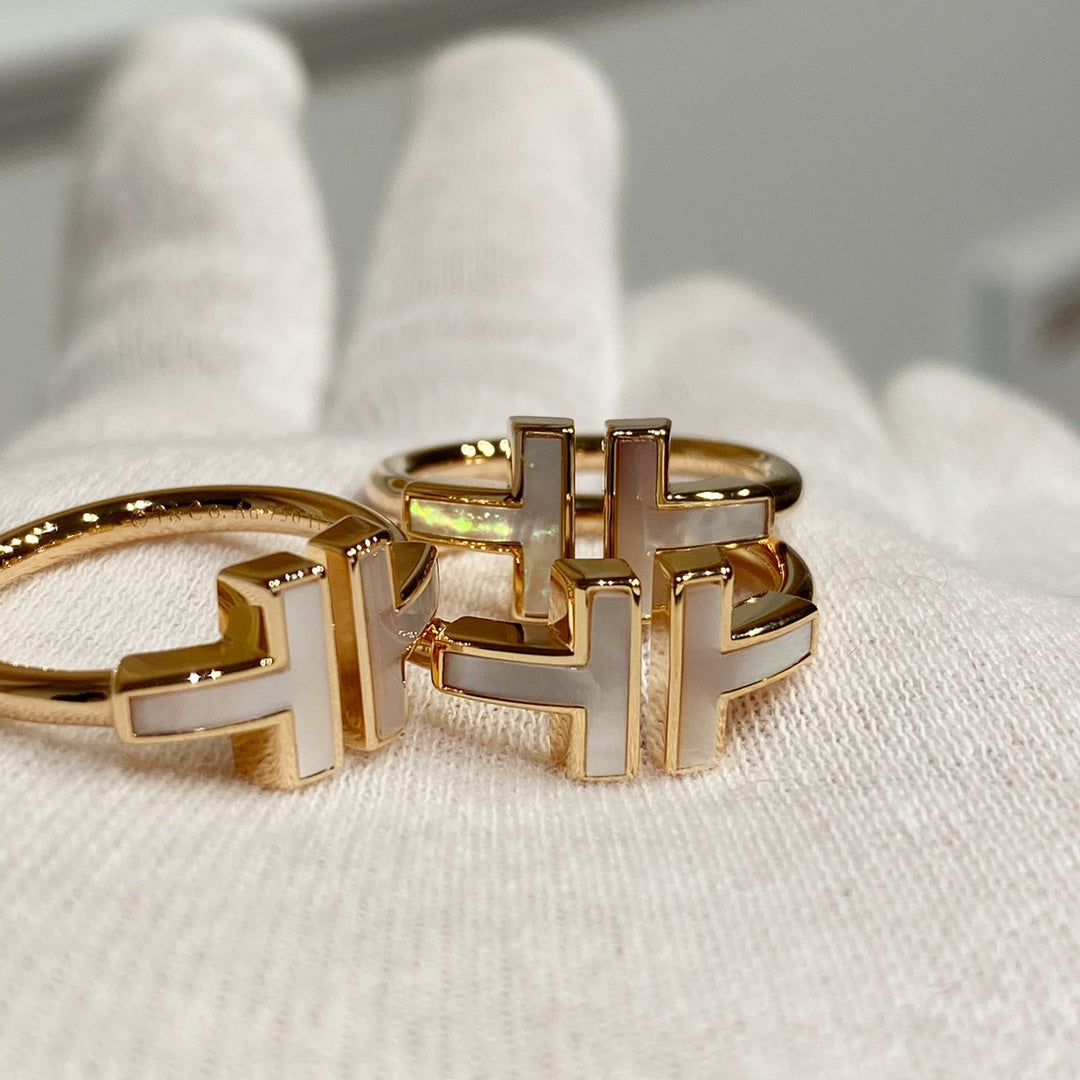 [Eterna Jewels] WIRE MOP RING PINK GOLD