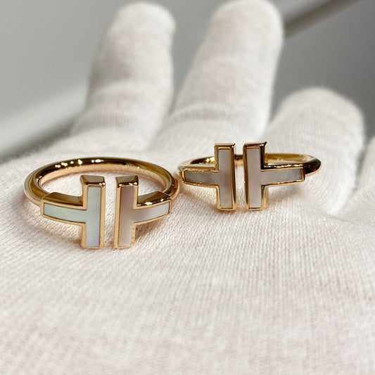 [Eterna Jewels] WIRE MOP RING PINK GOLD