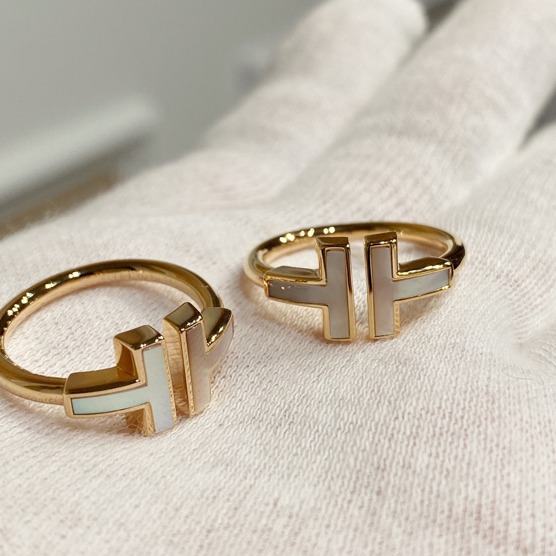 [Eterna Jewels] WIRE MOP RING PINK GOLD