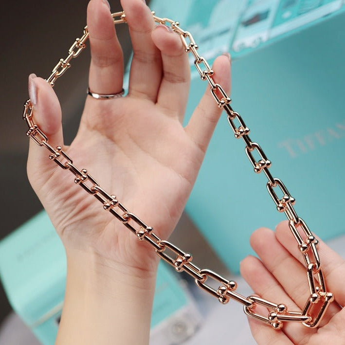 [Eterna Jewels]HARDWEAR LINK GOLD NECKLACE