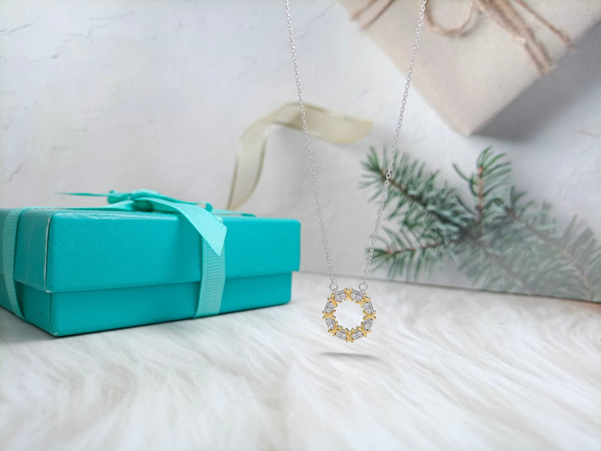 [Eterna Jewels]SIXTEEN STONE NECKLACE GOLD