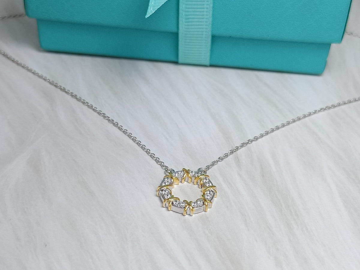 [Eterna Jewels]SIXTEEN STONE NECKLACE GOLD
