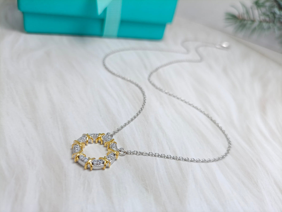 [Eterna Jewels]SIXTEEN STONE NECKLACE GOLD