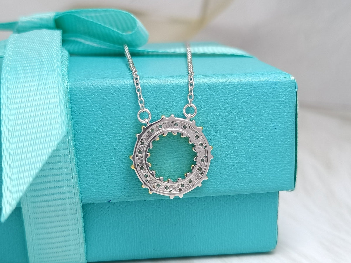 [Eterna Jewels]SIXTEEN STONE NECKLACE GOLD