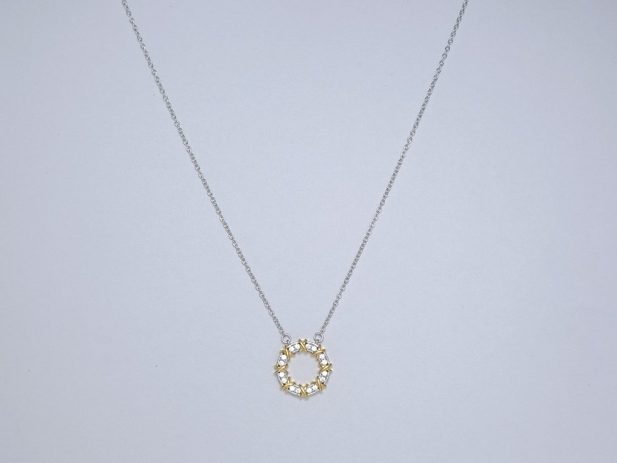 [Eterna Jewels]SIXTEEN STONE NECKLACE GOLD