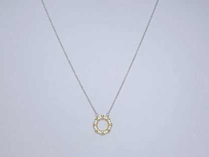 [Eterna Jewels]SIXTEEN STONE NECKLACE GOLD