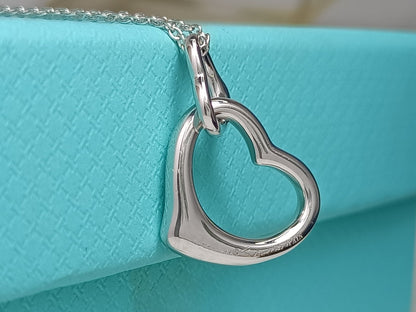 [Eterna Jewels]DOUBLE HEART SILVER NECKLACE