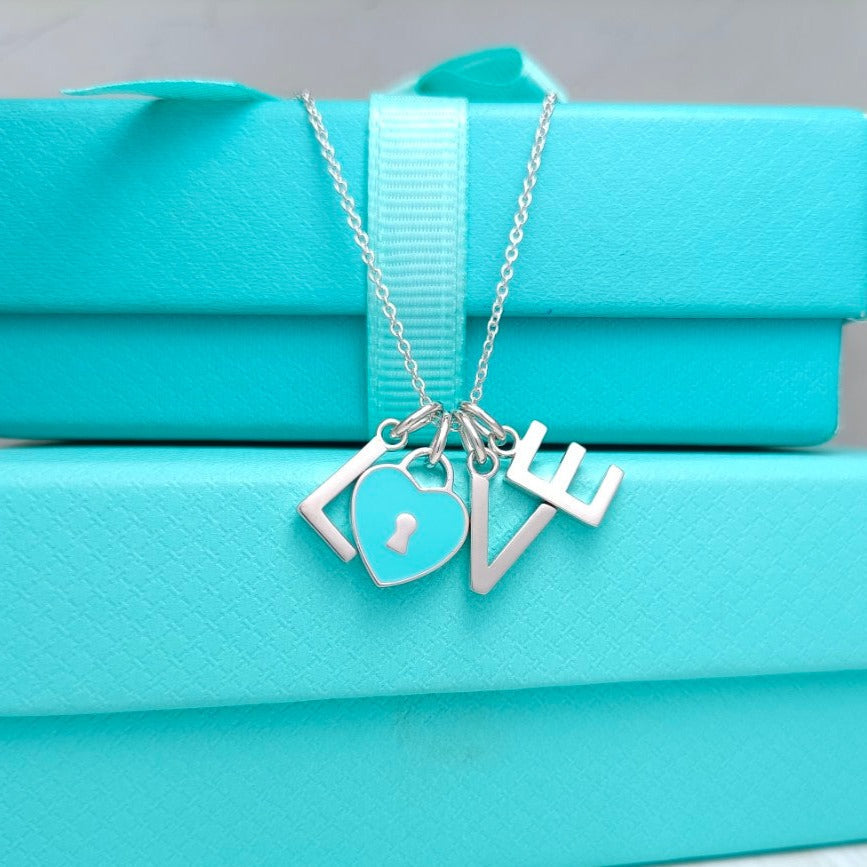 [Eterna Jewels]LOVE TEXT PEDANT NECKLACE