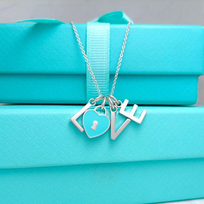 [Eterna Jewels]LOVE TEXT PEDANT NECKLACE