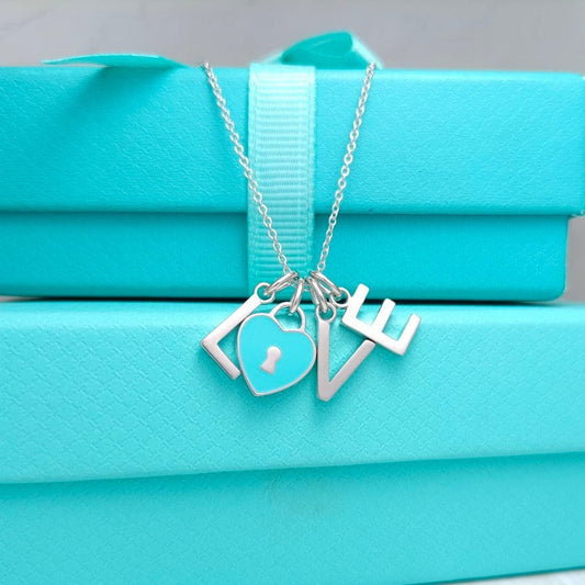 [Eterna Jewels]LOVE TEXT PEDANT NECKLACE