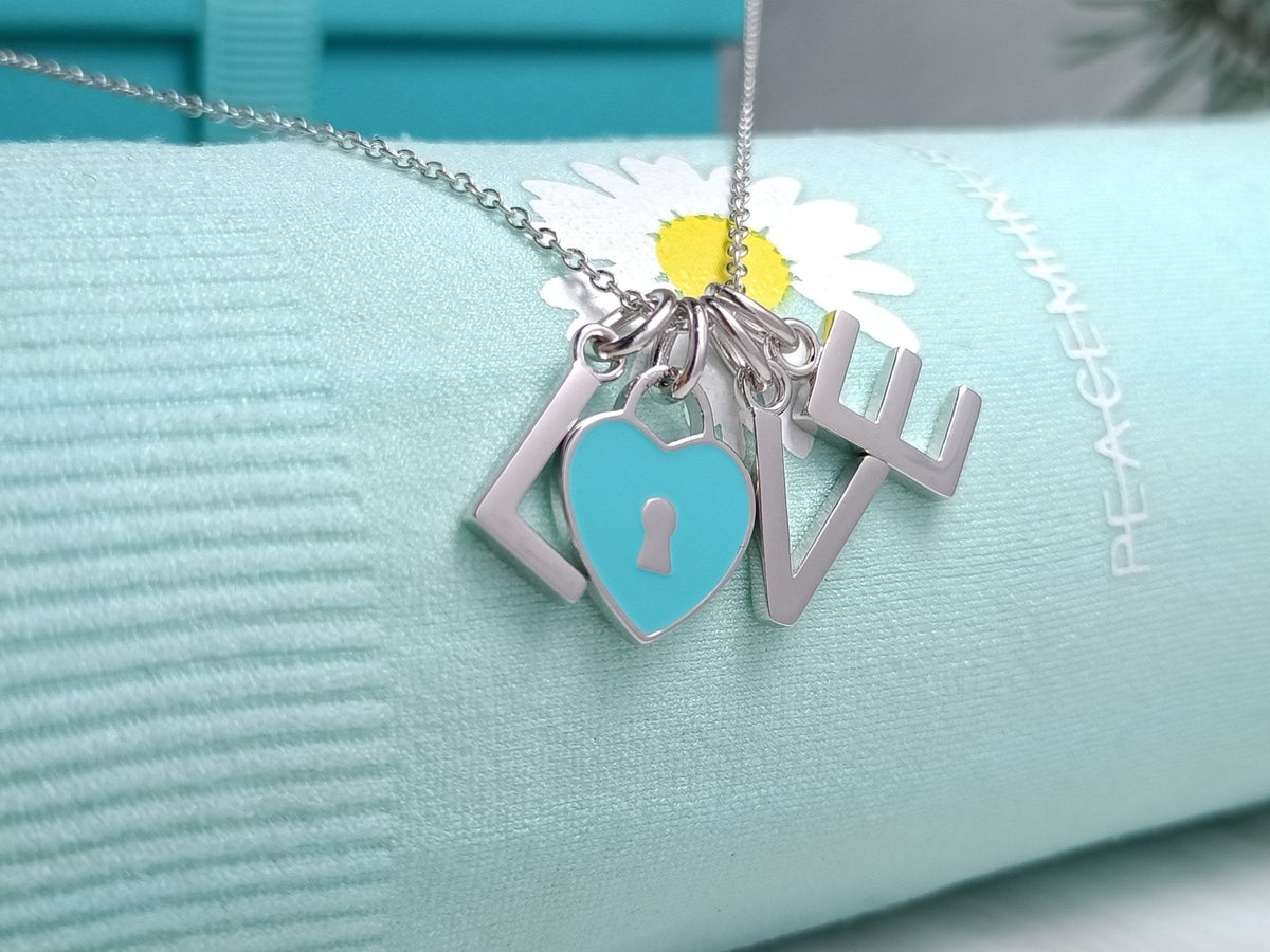 [Eterna Jewels]LOVE TEXT PEDANT NECKLACE