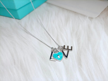 [Eterna Jewels]LOVE TEXT PEDANT NECKLACE
