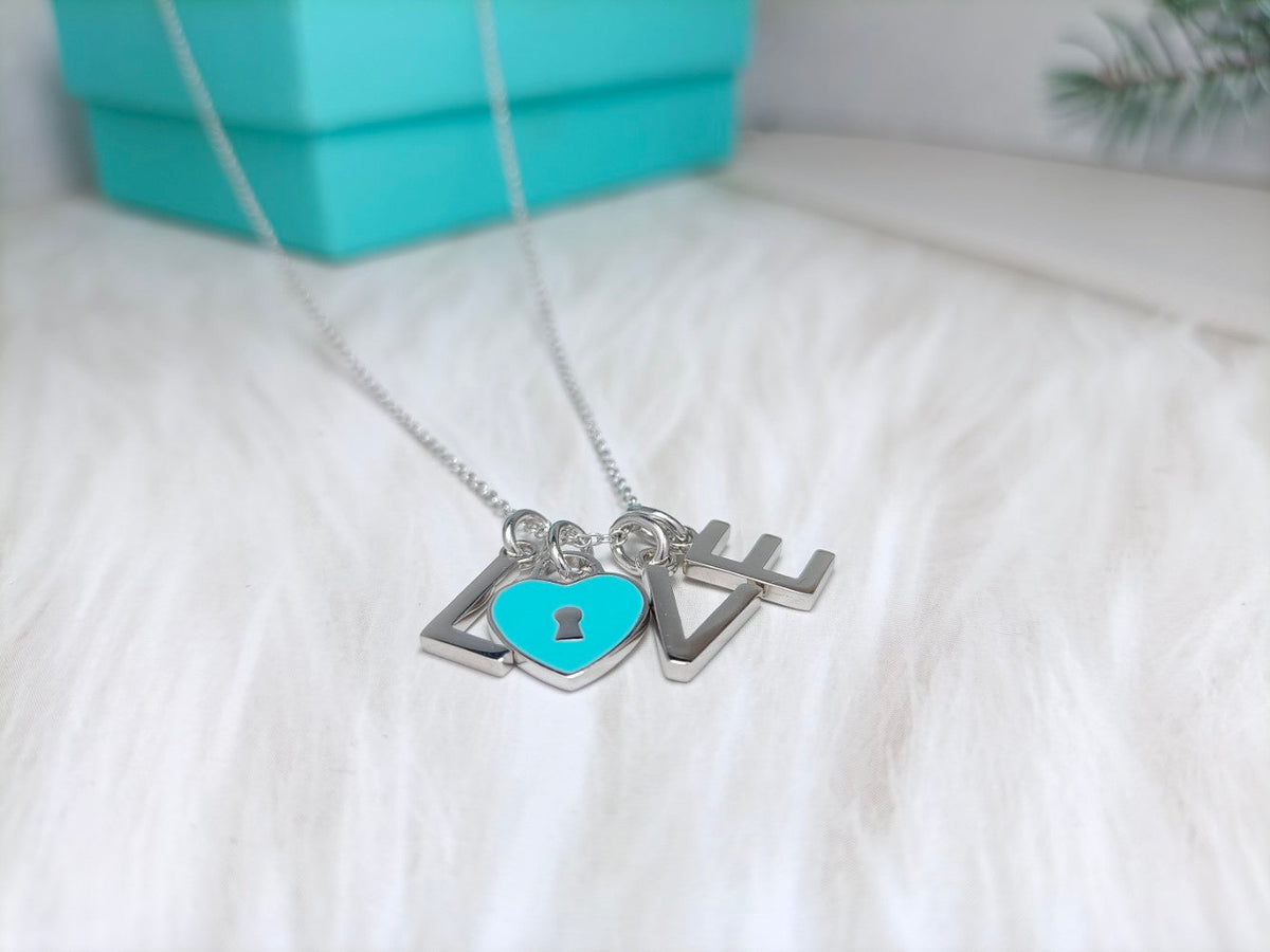 [Eterna Jewels]LOVE TEXT PEDANT NECKLACE