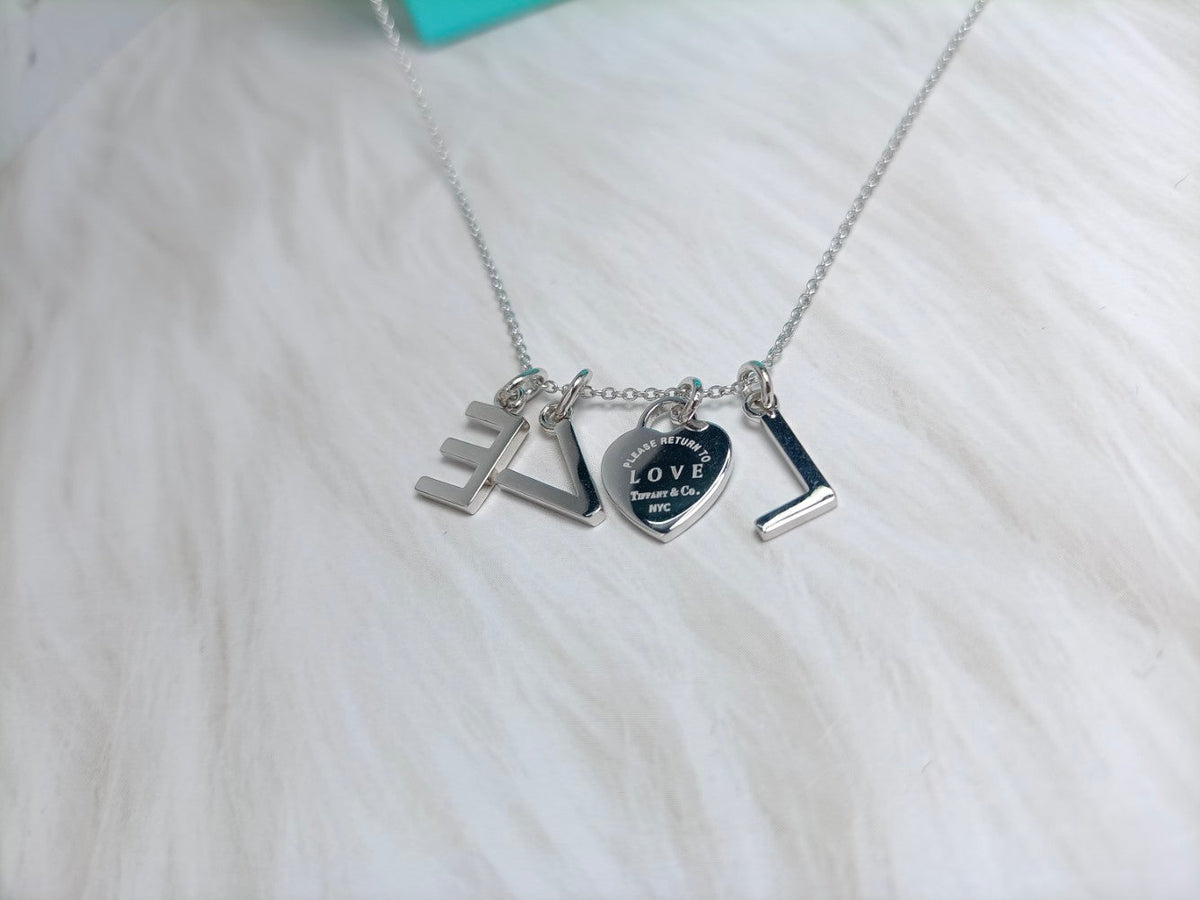 [Eterna Jewels]LOVE TEXT PEDANT NECKLACE