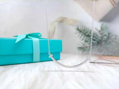 [Eterna Jewels]BIG SMILE PEDANT DIAMOND NECKLACE