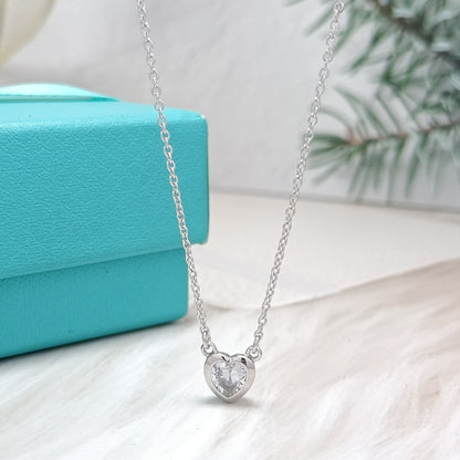 [Eterna Jewels]HEART BIG DIAMOND NECKLACE