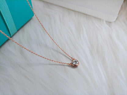 [Eterna Jewels]HEART BIG DIAMOND NECKLACE