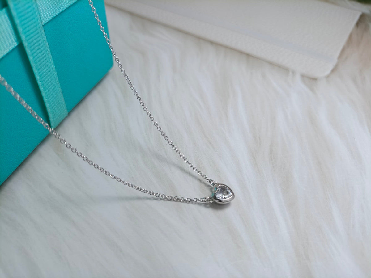 [Eterna Jewels]HEART BIG DIAMOND NECKLACE