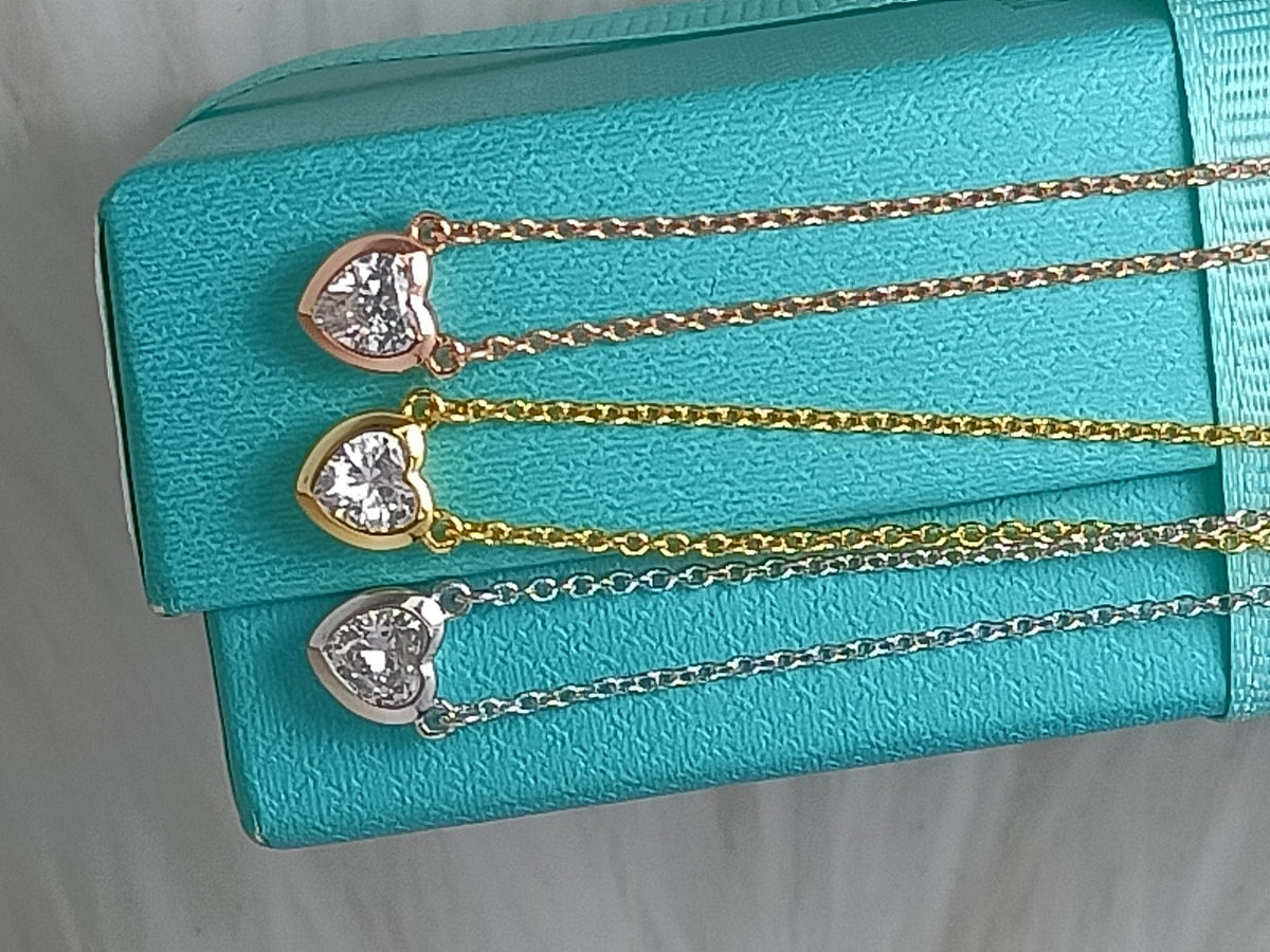 [Eterna Jewels]HEART BIG DIAMOND NECKLACE