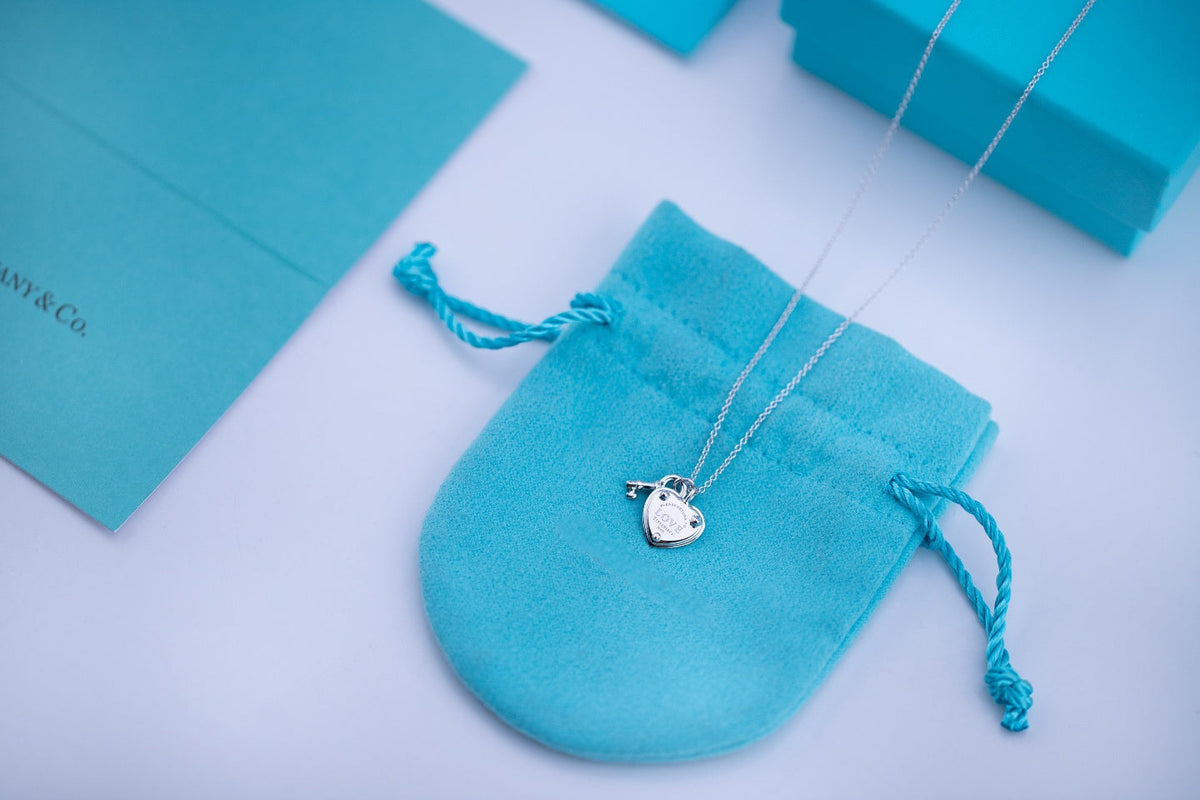 [Eterna Jewels]KEY AND HEART SILVER NECKLACE
