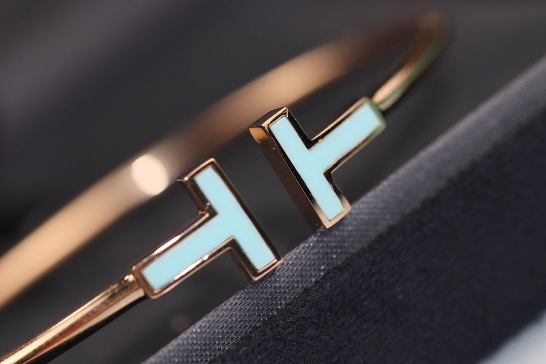 [Eterna Jewels]T BRACELET 1.8MM TURQUOISE PINK GOLD