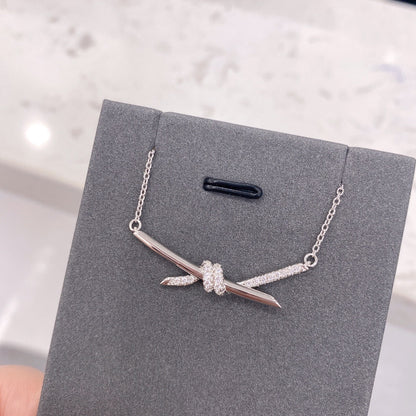 [Eterna Jewels]KNOT NECKLACE DIAMONDS