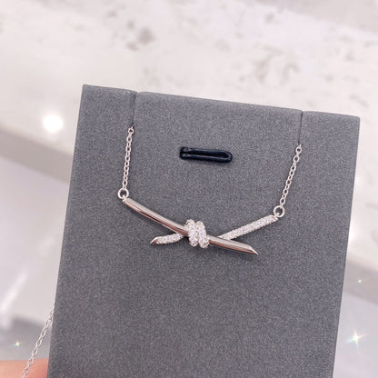 [Eterna Jewels]KNOT NECKLACE DIAMONDS
