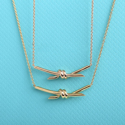 [Eterna Jewels]KNOT NECKLACE GOLD