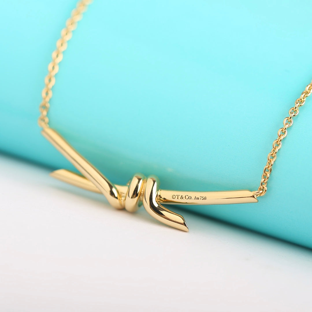 [Eterna Jewels]KNOT NECKLACE GOLD