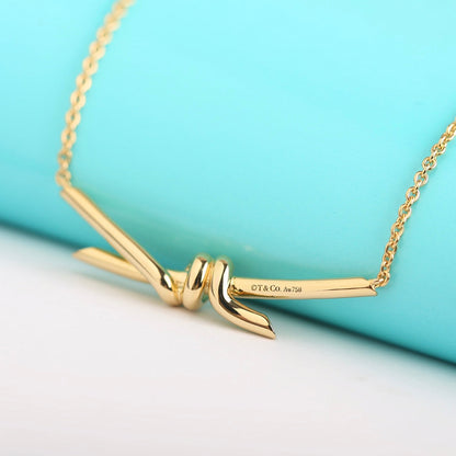[Eterna Jewels]KNOT NECKLACE GOLD