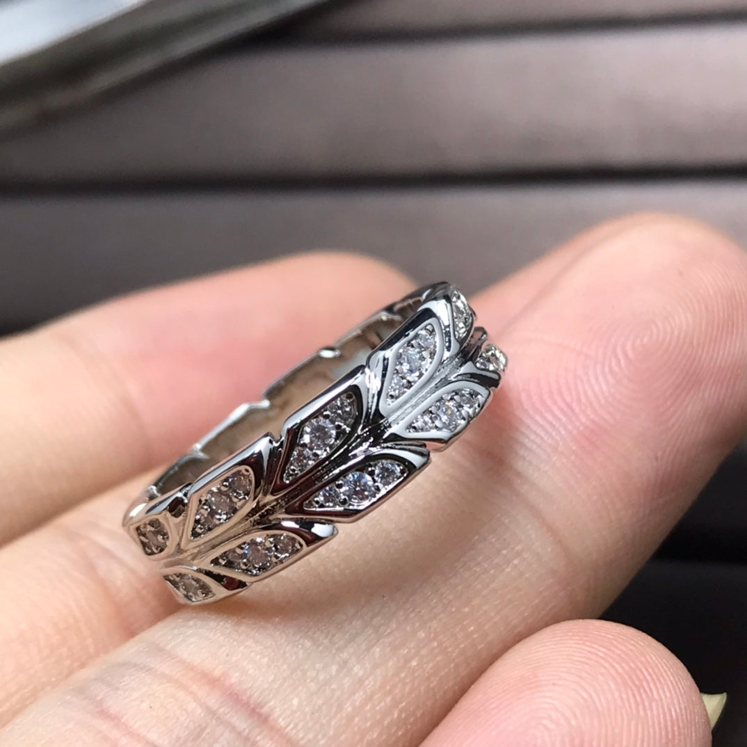 [Eterna Jewels]OLIVE LEAF RING DIAMONDS