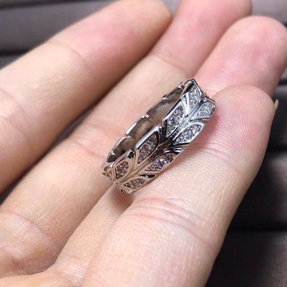 [Eterna Jewels]OLIVE LEAF RING DIAMONDS